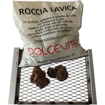 Portalava e roccia lavica Dolcevita per barbecue serie Euro 3