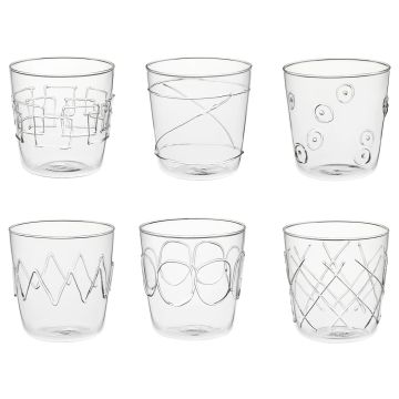 Set di bicchieri Galbiati Lollipop (6 pezzi)
