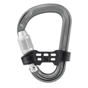 Moschettone Petzl Attache Bar Screw-Lock Gray