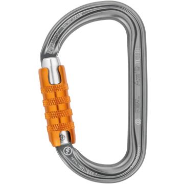 Moschettone Petzl Am’D con bloccaggio Triact-Lock