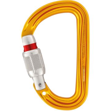 Moschettone Petzl Sm'D Screw-Lock Giallo