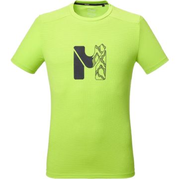 Maglia da uomo Millet Kamet Map SS Macaw Green