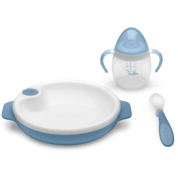 Set pappa Nuvita Powder Blue