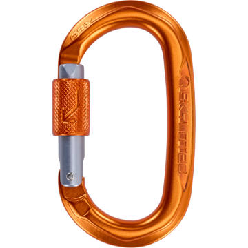 Moschettone Climbing Technology OBX BG Arancione / Grigio Chiaro