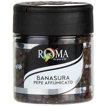 Barattolo Roma Fine Foods Pepe Banasura affumicato in grani (80 gr)