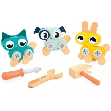 Giocattolo Janod Brico'Kids "Piccoli Animali Fai da Te"