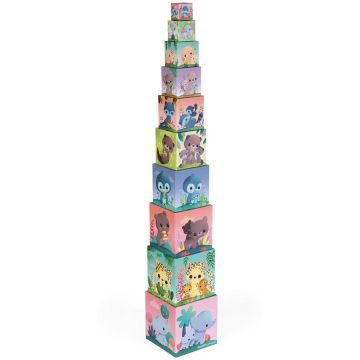 Piramide Janod "Animali carini"