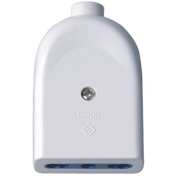 Presa bipasso Rober 10/16A 2P+T 250V BIANCA