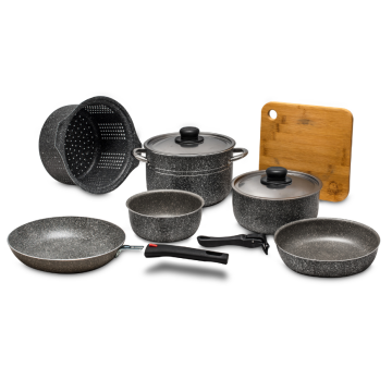 Set di pentole Beaver Brand Modula 22 Stonerock
