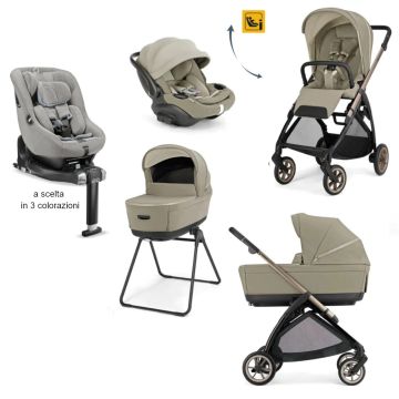 Trio Inglesina Electa System Quattro Darwin Infant Recline Bronze Black / Hangar Beige e Darwin Next Stage 2026