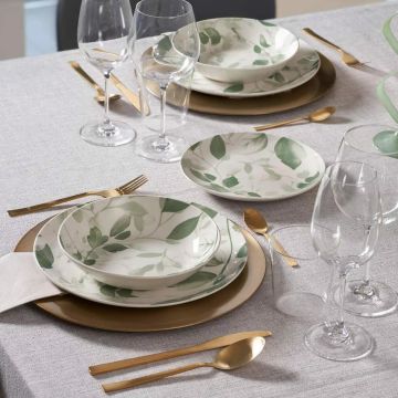 Set di piatti Mopita Leaves (18 pezzi)