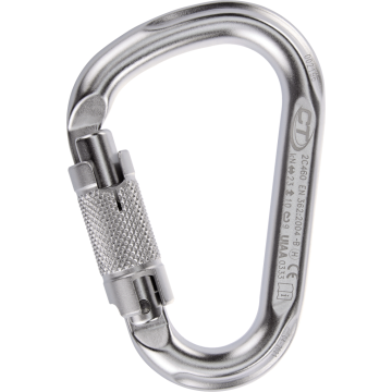 Moschettone Climbing Technology Snappy WG Argento