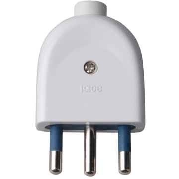 Spina Rober 16A 2P+T 250V Bianca