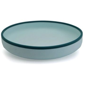 Piatto con ventosa Mizu Baby Taiki Rosa Verde