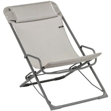 Sedia a sdraio LaFuma Transaswing Batyline® Iso Grigio Terre-Titane