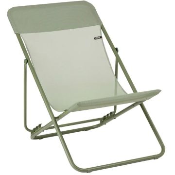 Sedia a sdraio LaFuma Maxi transat Colorblock Batyline® Iso Verde Moss-Moss