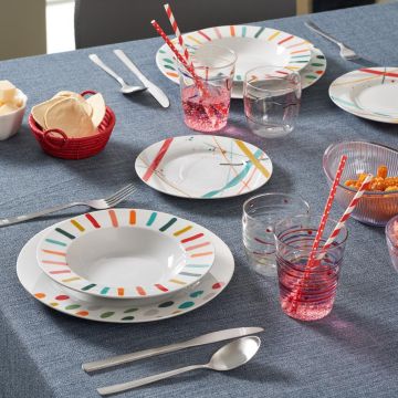 Set di piatti Mopita Arlecchino (18 pezzi)