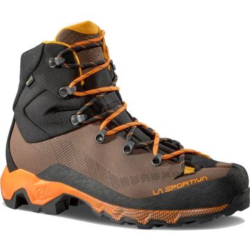 Scarponi da uomo La Sportiva Aequilibrium Trek GTX Chocolate / Papaya
