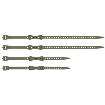 Cinghia Sea To Summit Stretch-Loc Mini Strap Burnt Olive (4 pezzi) 