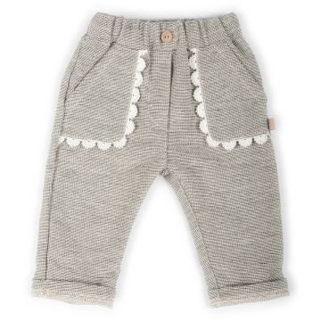 Pantaloni da bambina Bamboom con tasche in Embroidery Blu (07)
