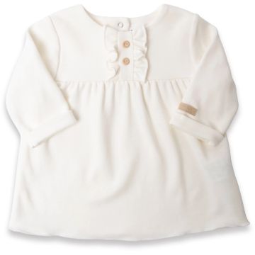 Vestito da bambina Bamboom a maniche lunghe Natural White (581)