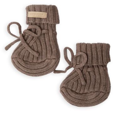 Babbucce Bamboom Knitted Cabel Light Chocolate (443)