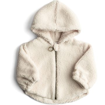 Giacca unisex Bamboom Teddy con cappuccio Warm White (345)