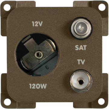 Presa CBE MP12AC-S 12V Auto Grigia