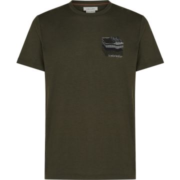 Maglia da uomo Icebreaker 150 Tech Lite Evolving Layers Dk Loden