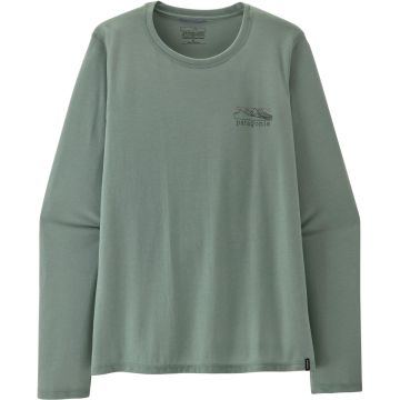 Maglia da donna Patagonia Capilene® Cool Trail Stratapeaks Cover Green