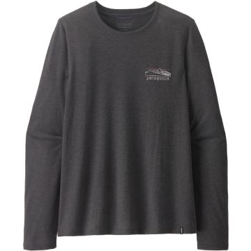Maglia da donna Patagonia Capilene® Cool Trail Stratapeaks Ink Black