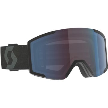 Maschera da sci Scott Shield mineral black / enhancer blue chrome