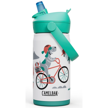 Borraccia termica Camelbak Thrive™ Flip Straw Kids 0,35 L Biking Dogs