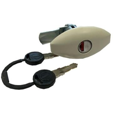 Serratura per portellone Zadi Bianco