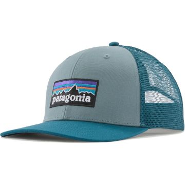 Cappellino Patagonia P-6 Logo Trucker Blue Sage