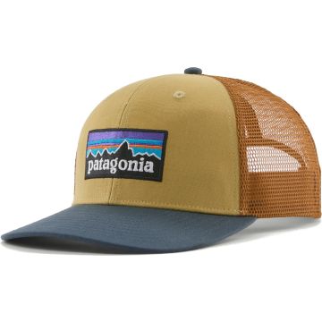 Cappellino Patagonia P-6 Logo Trucker Lynx Tan