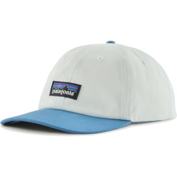 Cappellino Patagonia P-6 Label Trad Cap Birch White w/Shore Blue