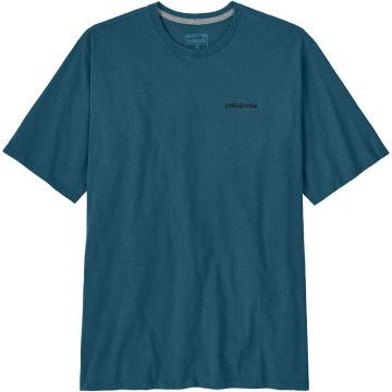 Maglia da uomo Patagonia P-6 Logo Responsibili-Tee&reg; Glacial Blue