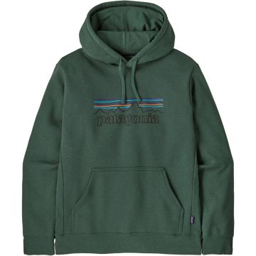 Felpa da uomo Patagonia P-6 Logo Uprisal Hoody P-6 Outline: Canopy Green