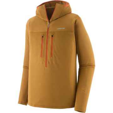 Pile da uomo Patagonia R1® Ultralight Hoody Bobcat Brown
