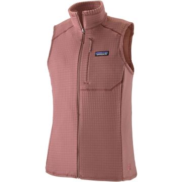 Pile da donna Patagonia R1® Fleece Vest Moonrise Taupe