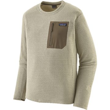 Pile da uomo Patagonia R1® Air Fleece Crewneck Pelican