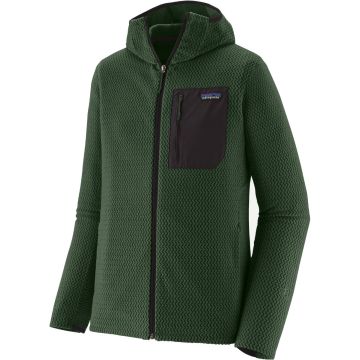 Pile da uomo Patagonia R1® Air Fleece Full-Zip Hoody Treeline Green