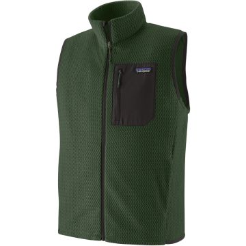 Pile da uomo Patagonia R1&reg; Air Fleece Vest Treeline Green