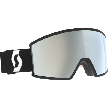 Maschera da sci Scott Ambit Mineral black / white / AMP white chrome S2