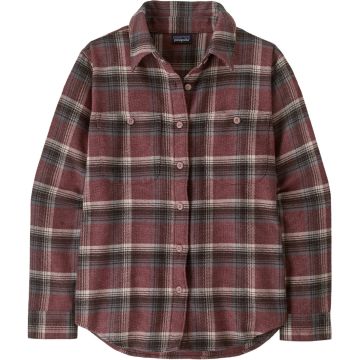 Camicia da donna Patagonia Fjord Flannel Shirt Cozy Cabin: Berry Fig