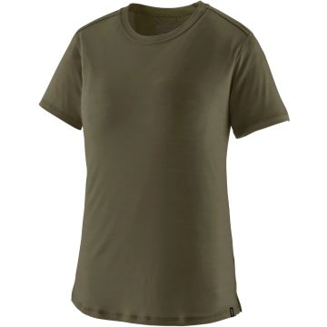 Maglia da donna Patagonia Capilene® Cool Merino Blend Shirt Basin Green