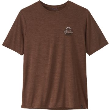 Maglia da uomo Patagonia Capilene® Cool Daily Shirt Great Waves Berm Brown - Light Berm Brown X-Dye