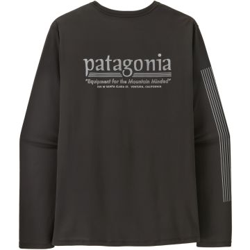 Maglia da uomo Patagonia Long-Sleeved Capilene® Cool Daily Shirt - Hut Tripper Black