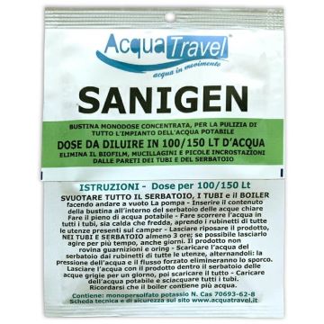 Sanificante AcquaTravel Sanigen 10 gr